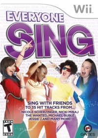 Everyone Sing PAL Wii PAL box art